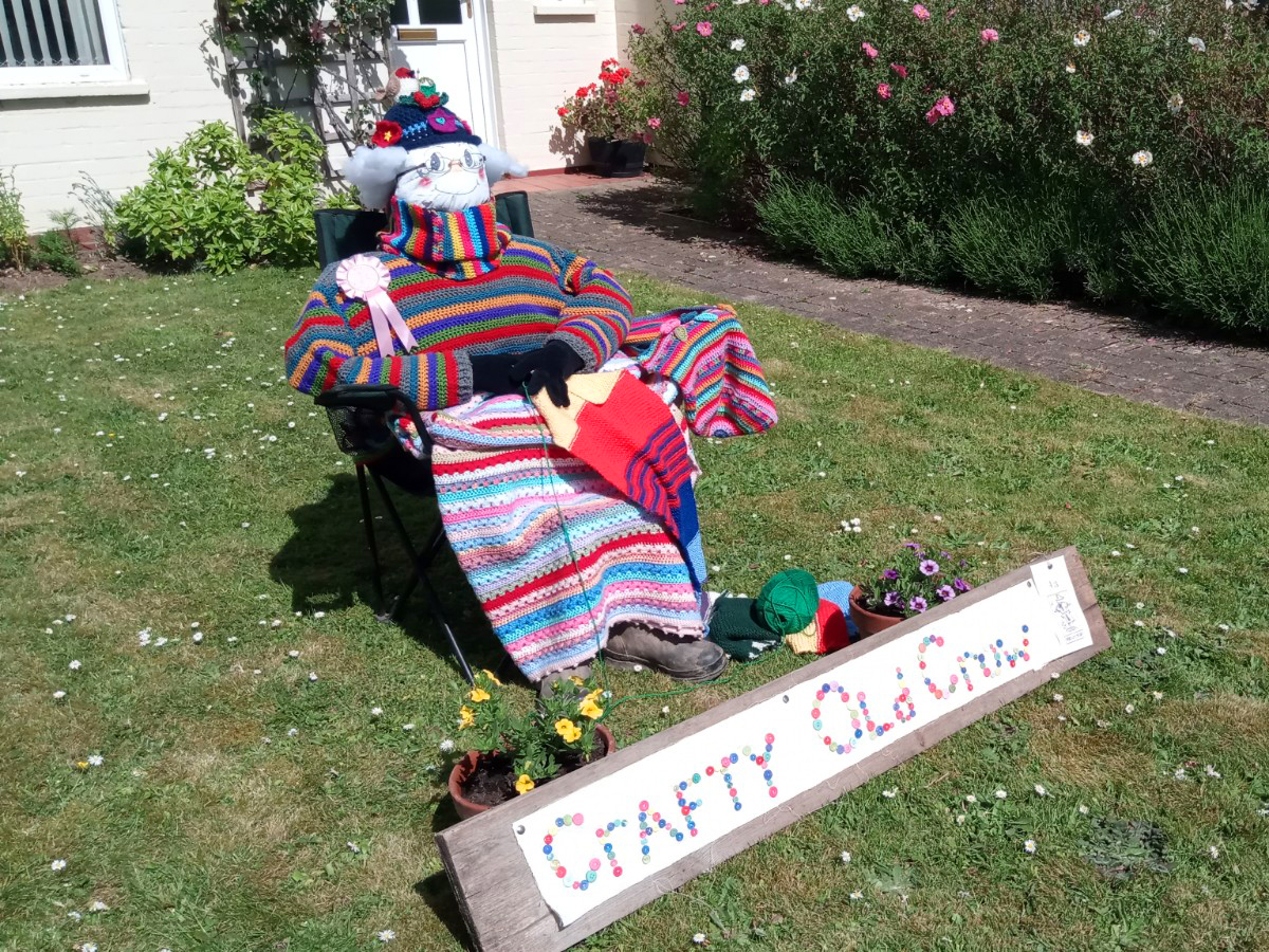 Crafty old crow, for Oving village Scarecrow day