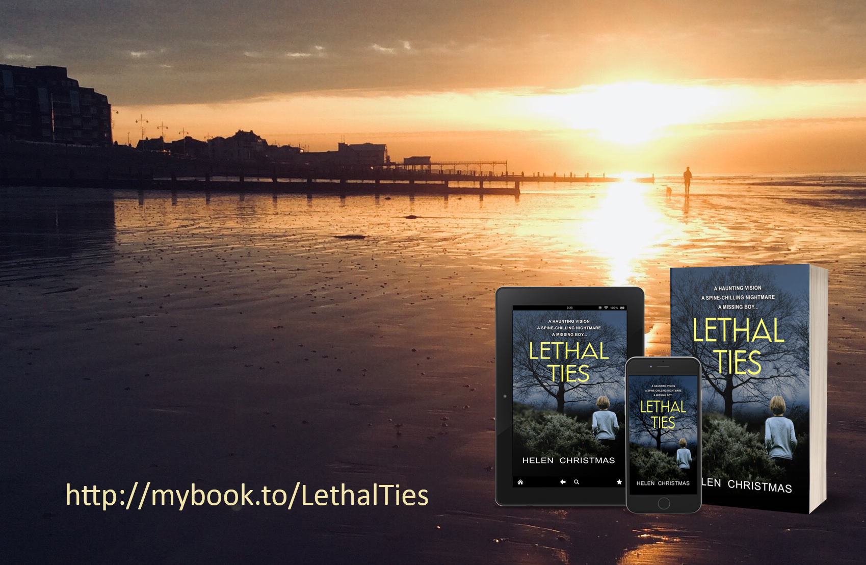 Lethal Ties Psychological thriller by Helen Christmas 99p/99c on Amazon for Mental Health Awareness Week 2023.